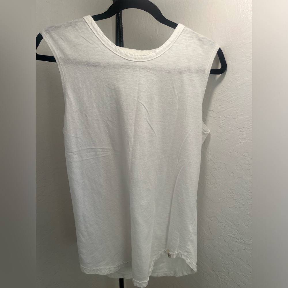 FlyLow Sleeveless White Tank Top